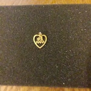 14k Gold #1 Nana charm